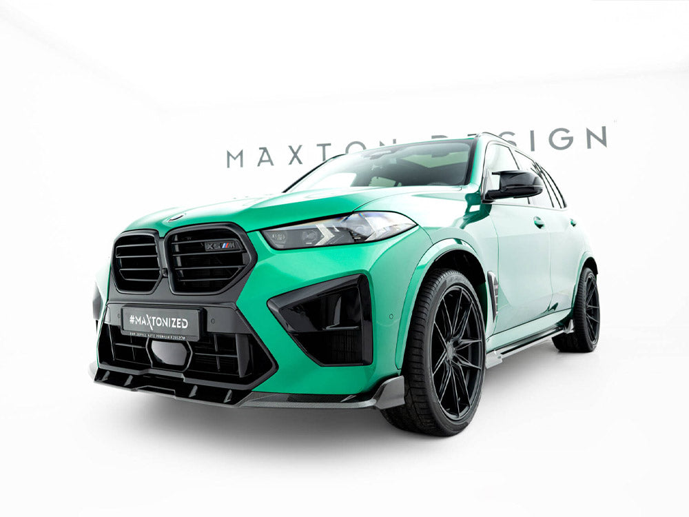 Prepreg Carbon Fiber Front Splitter compatible with BMW X5 M F95 Facelift