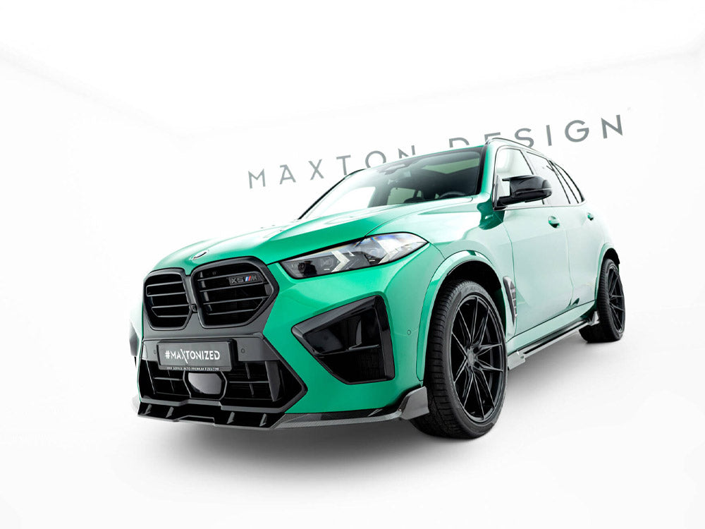 Prepreg Carbon Fiber Front Splitter compatible with BMW X5 M F95 Facelift