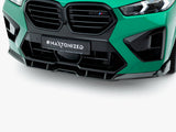 Prepreg Carbon Fiber Front Splitter compatible with BMW X5 M F95 Facelift