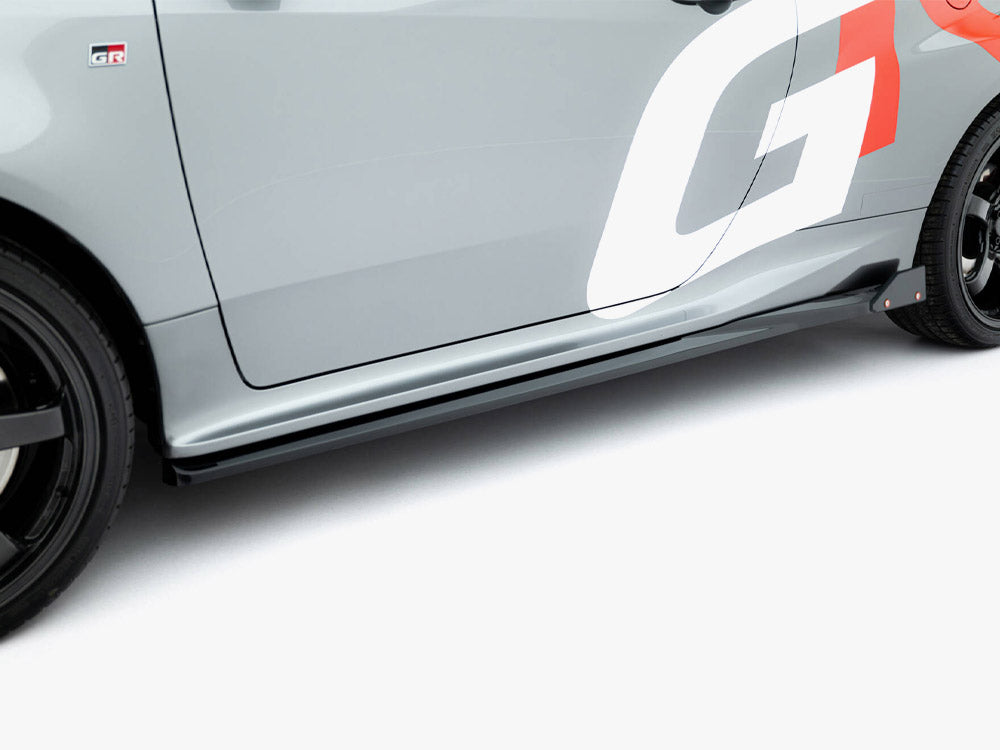 Side Skirts Diffusers + Flaps compatible with Toyota GR Yaris Mk4 Facelift
