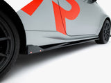 Side Skirts Diffusers + Flaps compatible with Toyota GR Yaris Mk4 Facelift