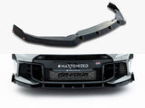 Front Splitter V.1 + Flaps compatible with Toyota GR Yaris Mk4 Facelift