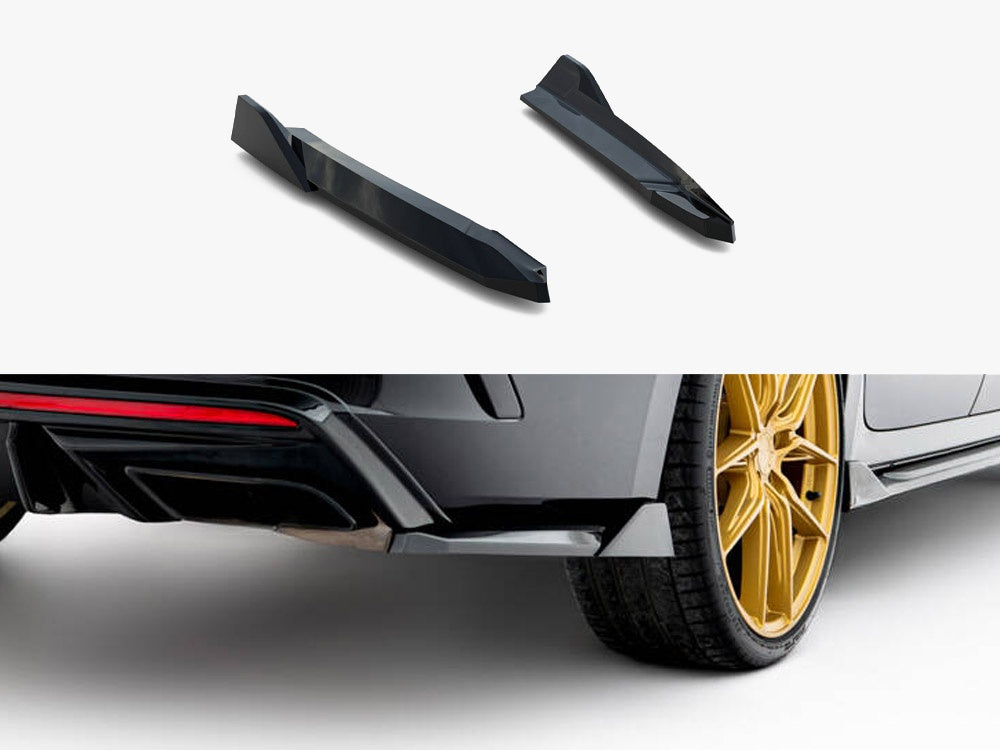 Rear Side Splitters V.8 compatible with Skoda Octavia RS Liftback / Estate Mk4 Facelift