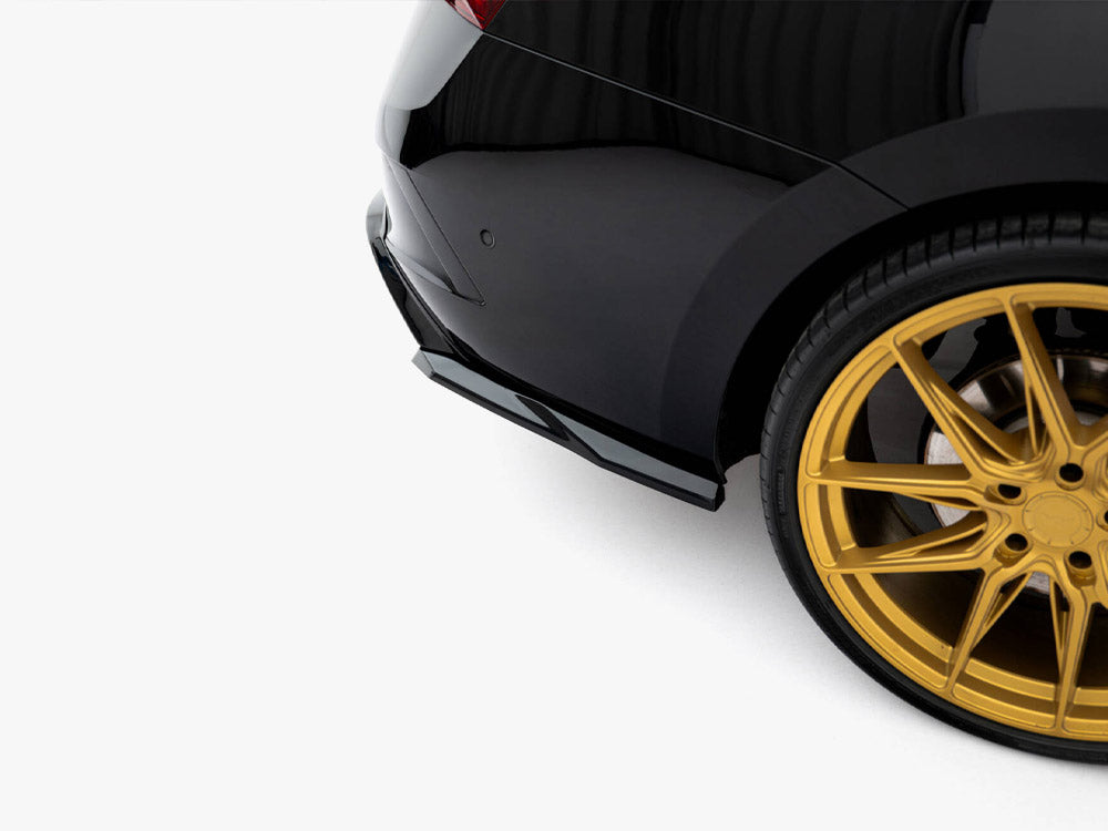Rear Side Splitters V.7 compatible with Skoda Octavia RS Liftback / Estate Mk4 Facelift