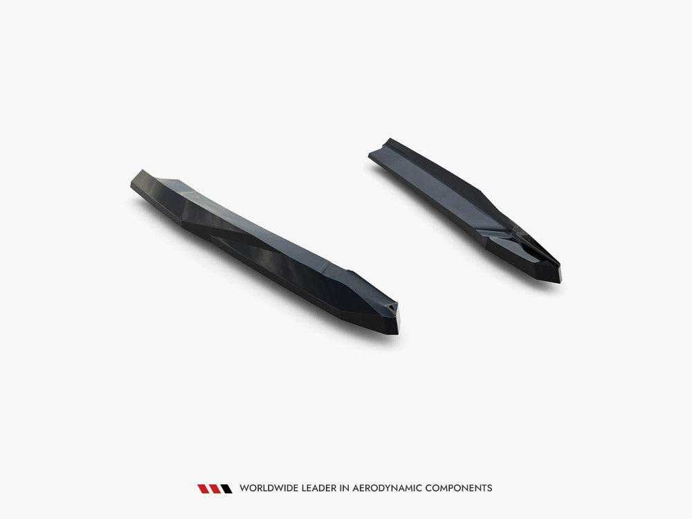 Rear Side Splitters V.7 compatible with Skoda Octavia RS Liftback / Estate Mk4 Facelift