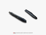 Rear Side Splitters V.7 compatible with Skoda Octavia RS Liftback / Estate Mk4 Facelift