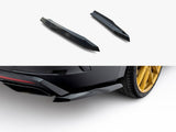 Rear Side Splitters V.5 compatible with Skoda Octavia RS Liftback / Estate Mk4 / Mk4 Facelift