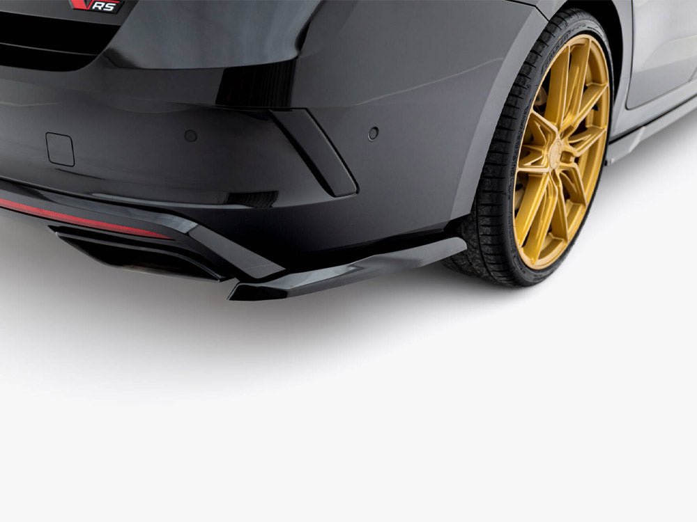 Rear Side Splitters V.5 compatible with Skoda Octavia RS Liftback / Estate Mk4 / Mk4 Facelift