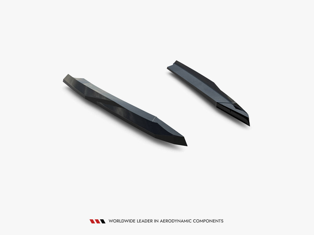 Rear Side Splitters V.5 compatible with Skoda Octavia RS Liftback / Estate Mk4 / Mk4 Facelift