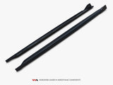 Side Skirts Diffusers V.4 compatible with Skoda Octavia RS Liftback / Estate Mk4 Facelift