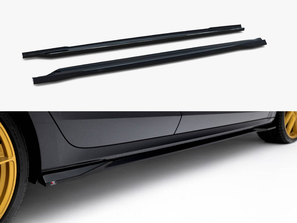 Side Skirts Diffusers V.3 compatible with Skoda Octavia RS Liftback / Estate Mk4 Facelift