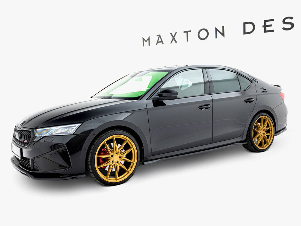 Side Skirts Diffusers V.3 compatible with Skoda Octavia RS Liftback / Estate Mk4 Facelift