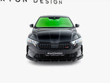 Front Splitter V.2 compatible with Skoda Octavia RS Liftback / Estate Mk4 Facelift