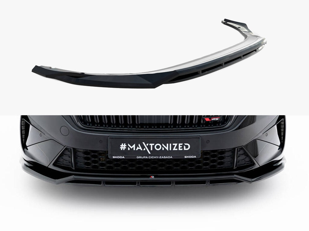 Front Splitter V.1 compatible with Skoda Octavia RS Liftback / Estate Mk4 Facelift