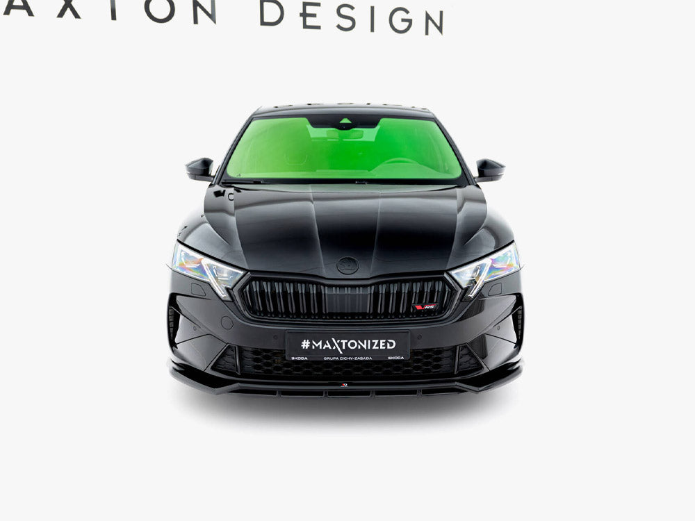 Front Splitter V.1 compatible with Skoda Octavia RS Liftback / Estate Mk4 Facelift
