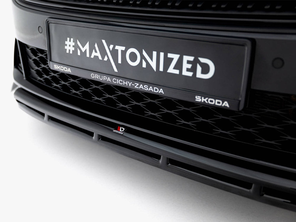 Front Splitter V.1 compatible with Skoda Octavia RS Liftback / Estate Mk4 Facelift