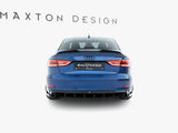 Rear Valance compatible with Audi A3 Sedan 8V (Version with single exhaust tips on one Side)