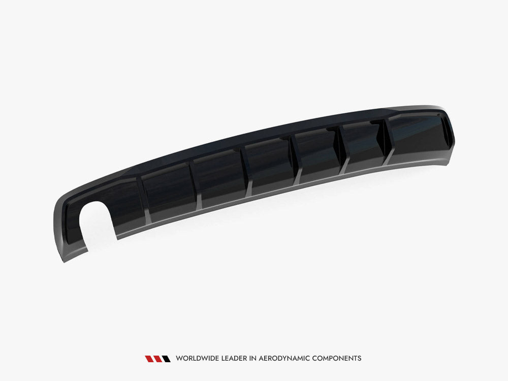 Rear Valance compatible with Audi A3 Sedan 8V (Version with single exhaust tips on one Side)