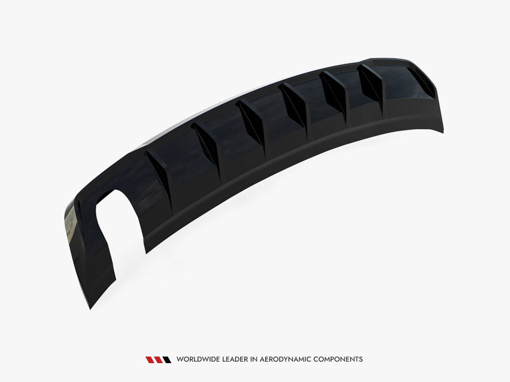 Rear Valance compatible with Audi A3 Sedan 8V (Version with single exhaust tips on one Side)