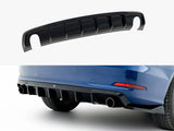 Rear Valance compatible with Audi A3 Sedan 8V (Version with single exhaust tips on both sides)