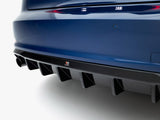 Rear Valance compatible with Audi A3 Sedan 8V (Version with single exhaust tips on both sides)