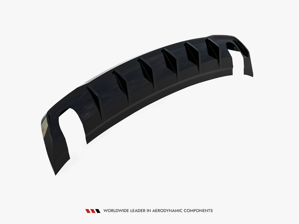 Rear Valance compatible with Audi A3 Sedan 8V (Version with single exhaust tips on both sides)