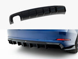Rear Valance compatible with Audi A3 Sedan 8V (Version with dual exhaust tips on one Side)