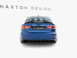 Rear Valance compatible with Audi A3 Sedan 8V (Version with dual exhaust tips on one Side)