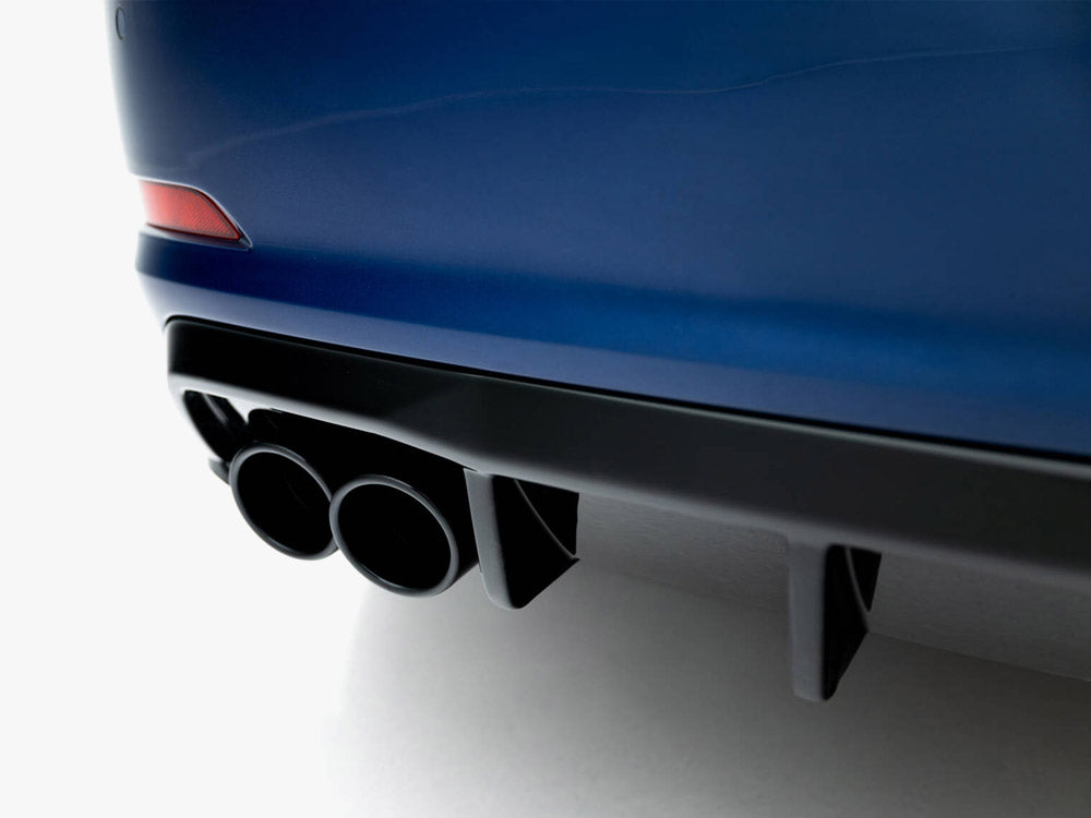 Rear Valance compatible with Audi A3 Sedan 8V (Version with dual exhaust tips on one Side)