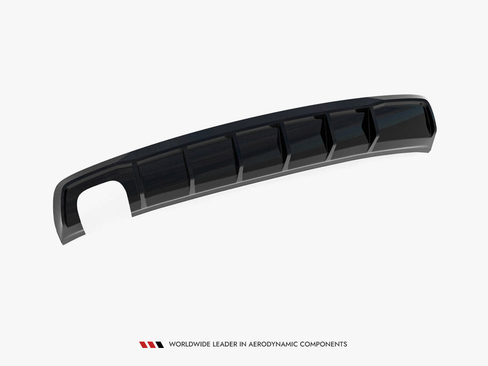 Rear Valance compatible with Audi A3 Sedan 8V (Version with dual exhaust tips on one Side)