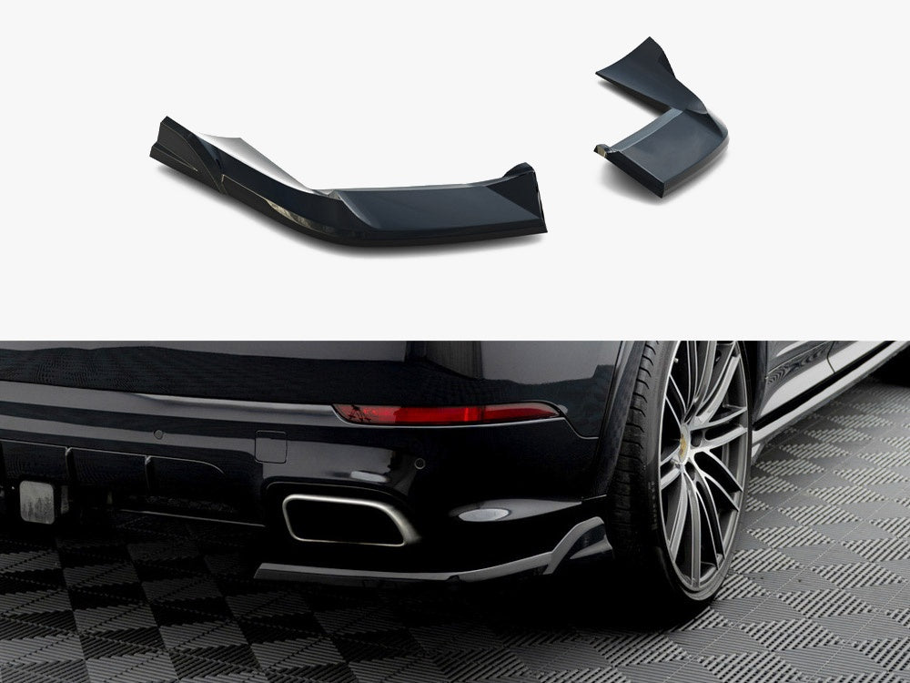 Rear Side Splitters compatible with Porsche Cayenne Sport Design Mk3