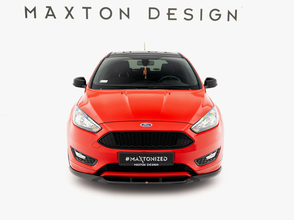 Front Splitter V.3 compatible with Ford Focus ST-Line Mk3 Facelift