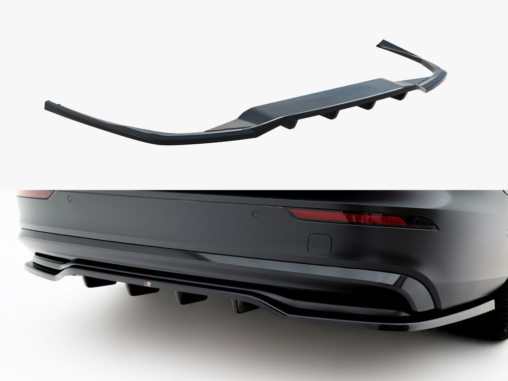 Rear Splitter (Vertical Bars) compatible with Volvo S60 / V60 R-Design Mk3 Facelift