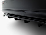 Rear Splitter (Vertical Bars) compatible with Volvo S60 / V60 R-Design Mk3 Facelift