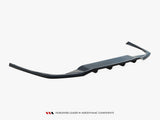 Rear Splitter (Vertical Bars) compatible with Volvo S60 / V60 R-Design Mk3 Facelift