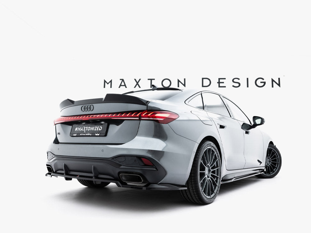 Rear Splitter (Vertical Bars) compatible with Audi A5 S Line Sedan / Avant B10