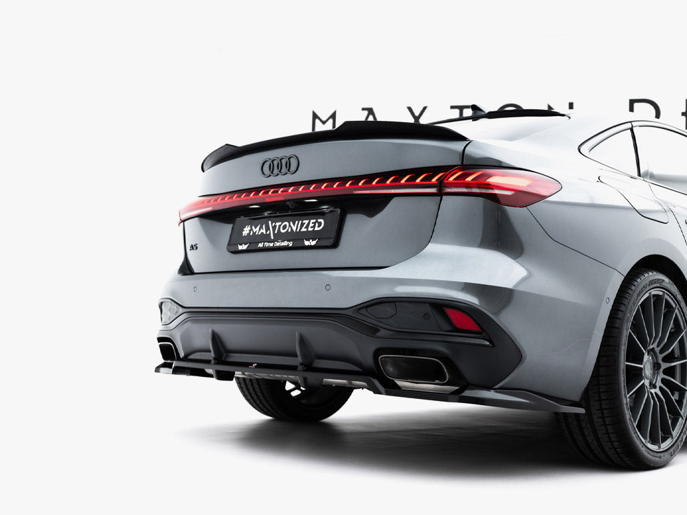 Rear Splitter (Vertical Bars) compatible with Audi A5 S Line Sedan / Avant B10