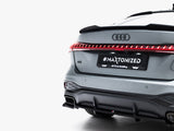 Rear Splitter (Vertical Bars) compatible with Audi A5 S Line Sedan / Avant B10