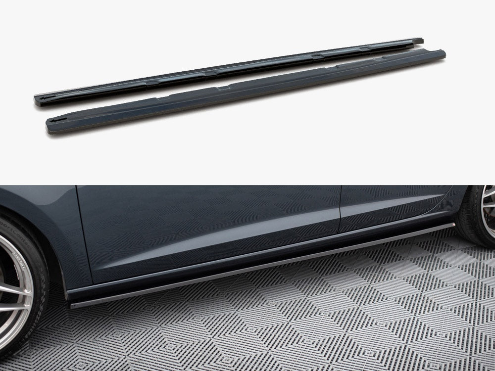 Side Skirts Diffusers V.2 compatible with SEAT Leon Mk3 Cupra / FR Facelift