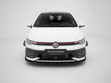 Front Splitter V.2 compatible with Volkswagen Golf GTI / GTE / R-Line Mk8 Facelift
