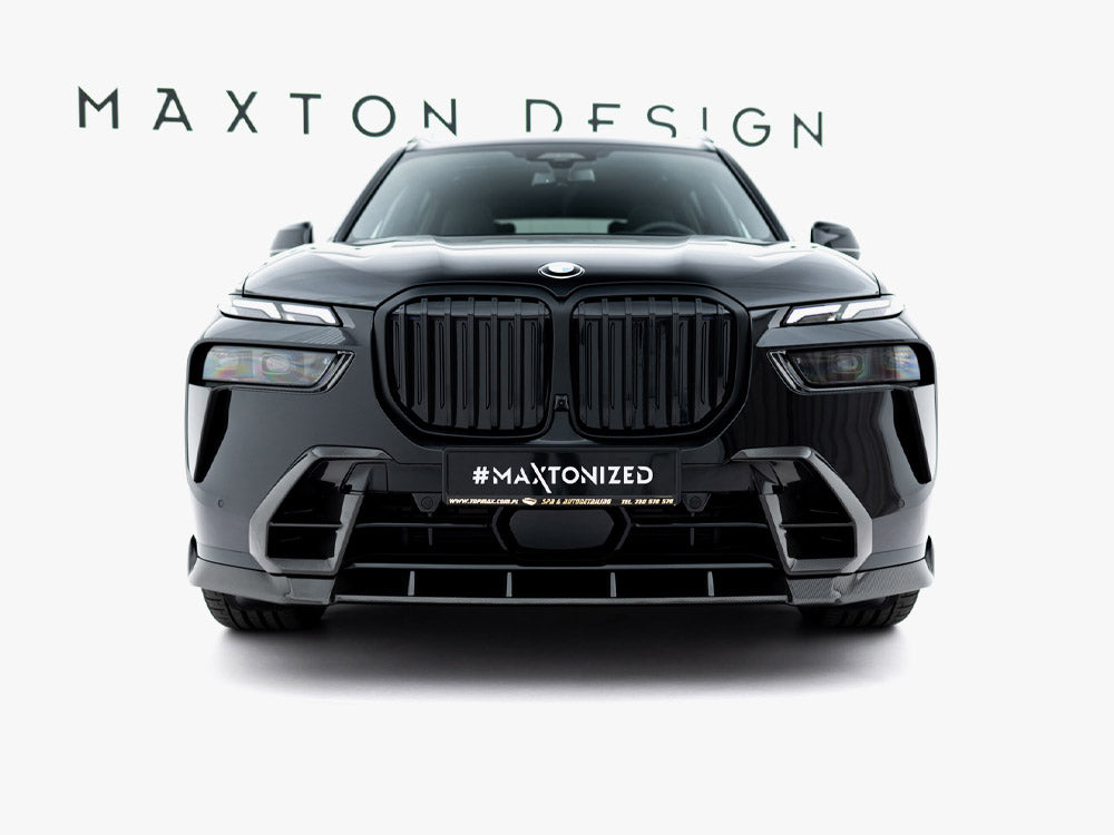 Prepreg Carbon Front Bumper Side Vents compatible with BMW X7 M-Pack G07 Facelift