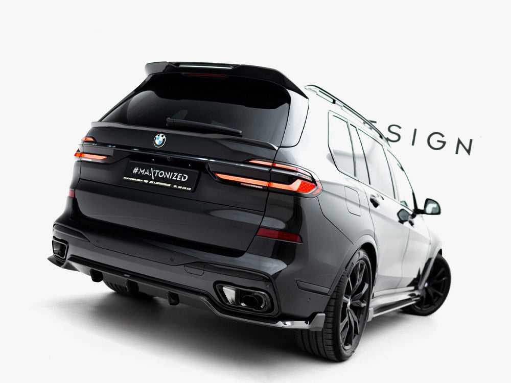 Prepreg Carbon Fiber Tailgate Spoiler (Lower) compatible with BMW X7 M-Pack G07 Facelift