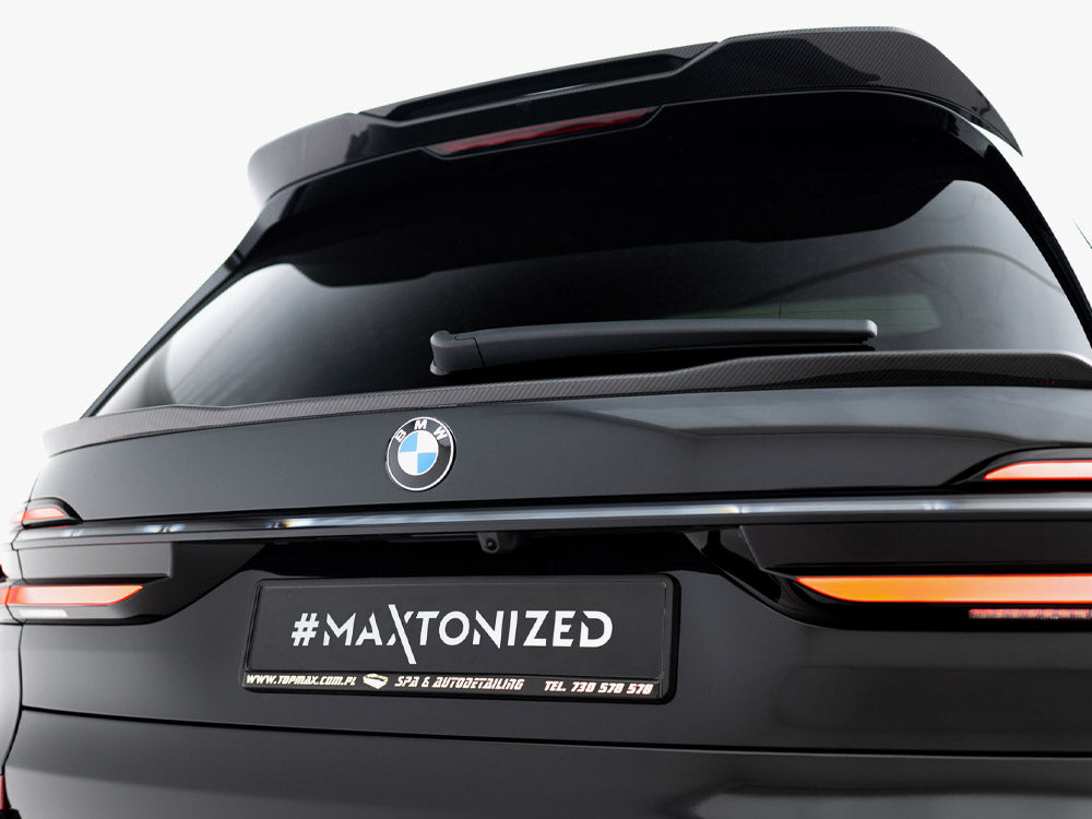 Prepreg Carbon Fiber Tailgate Spoiler (Lower) compatible with BMW X7 M-Pack G07 Facelift