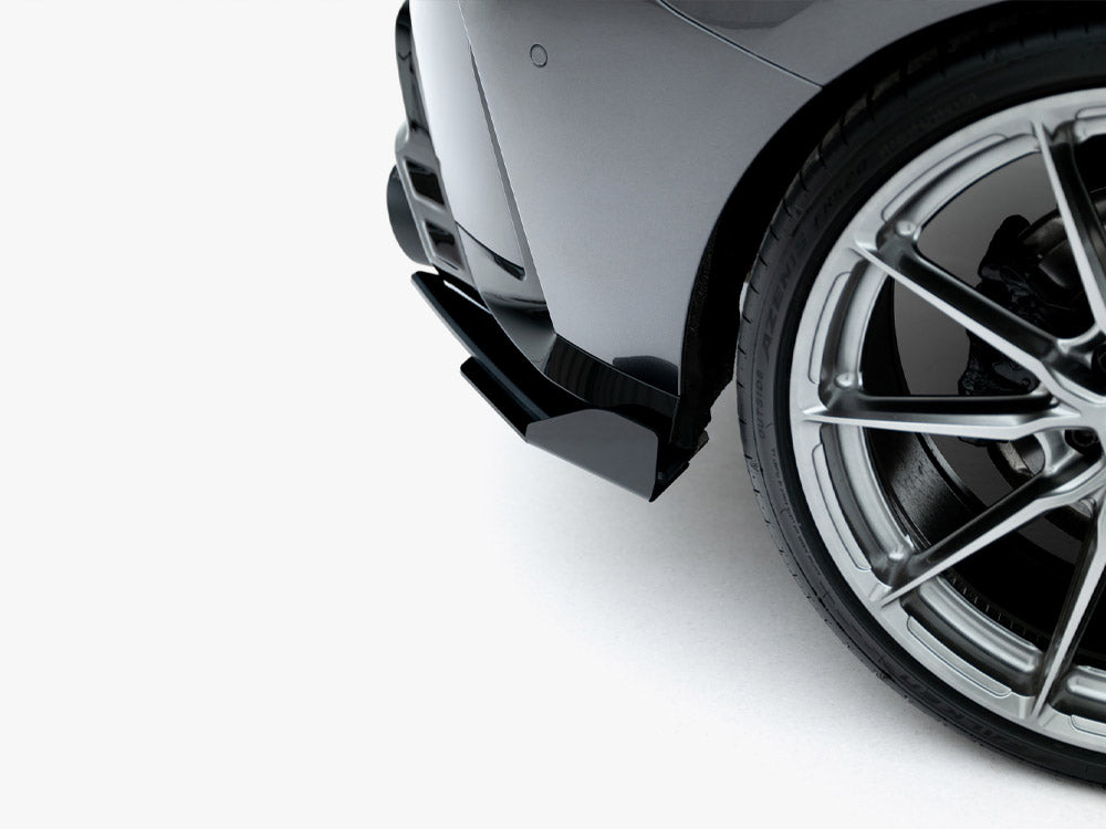 Street PRO Rear Side Splitters V.2 + Flaps compatible with BMW M135i F70