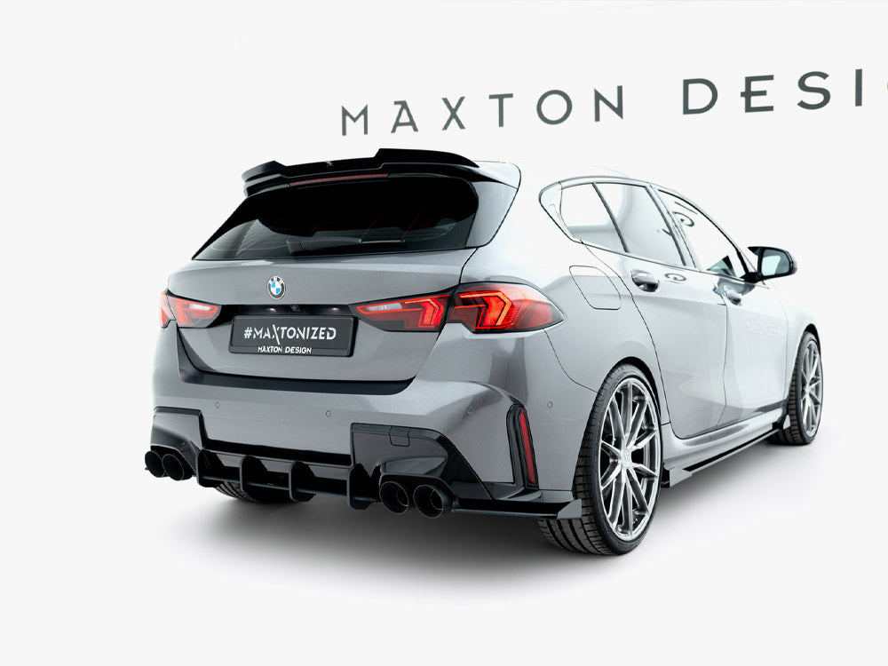 Street PRO Rear Side Splitters V.1 + Flaps compatible with BMW M135i F70