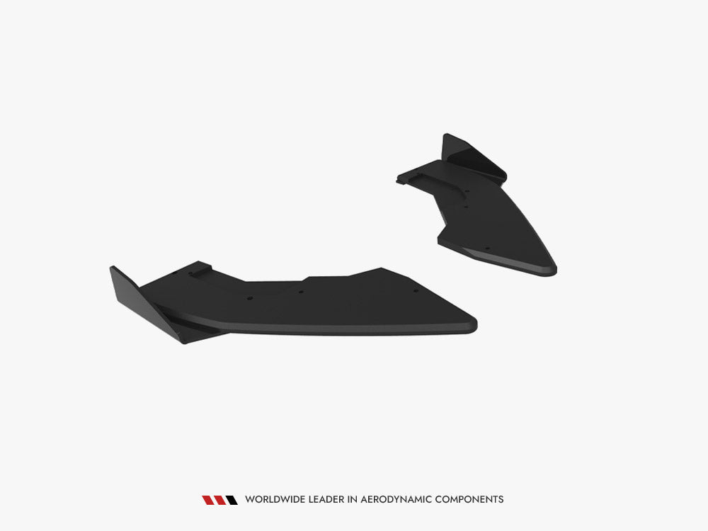 Street PRO Rear Side Splitters V.1 + Flaps compatible with BMW M135i F70