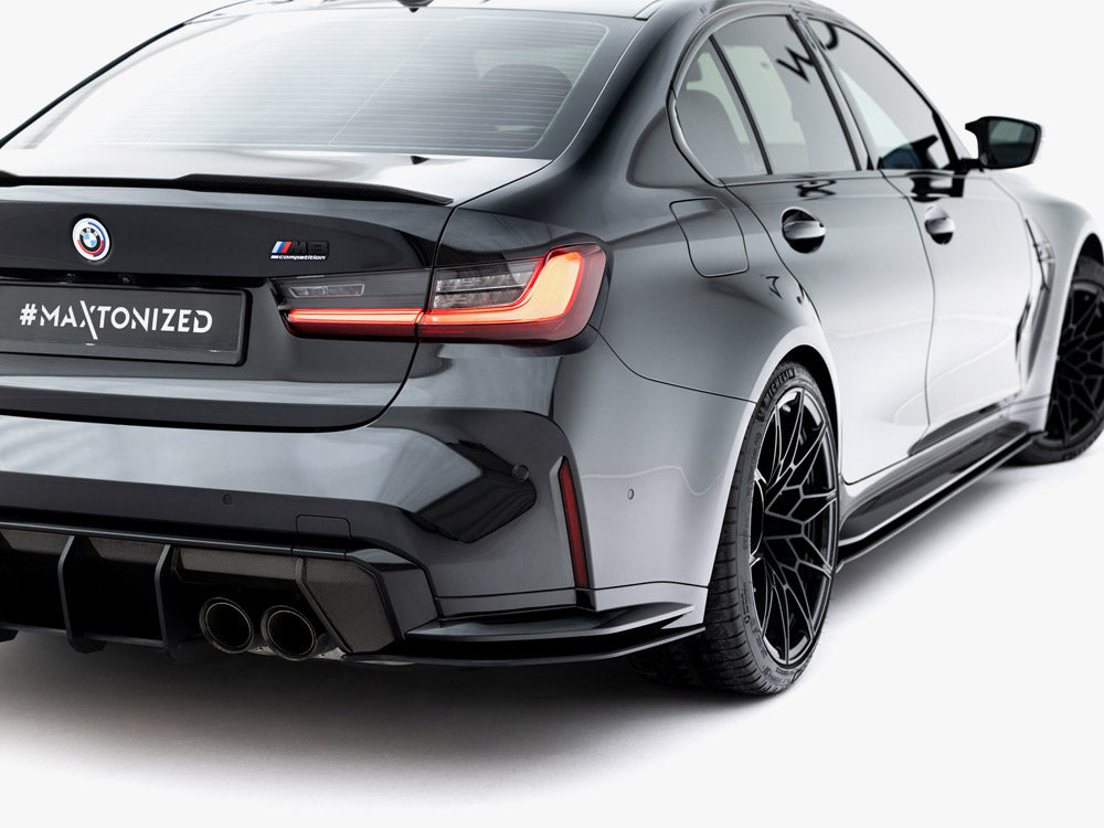 Street PRO Rear Side Splitters V.3 compatible with BMW M3 Sedan / Touring G80 / G81