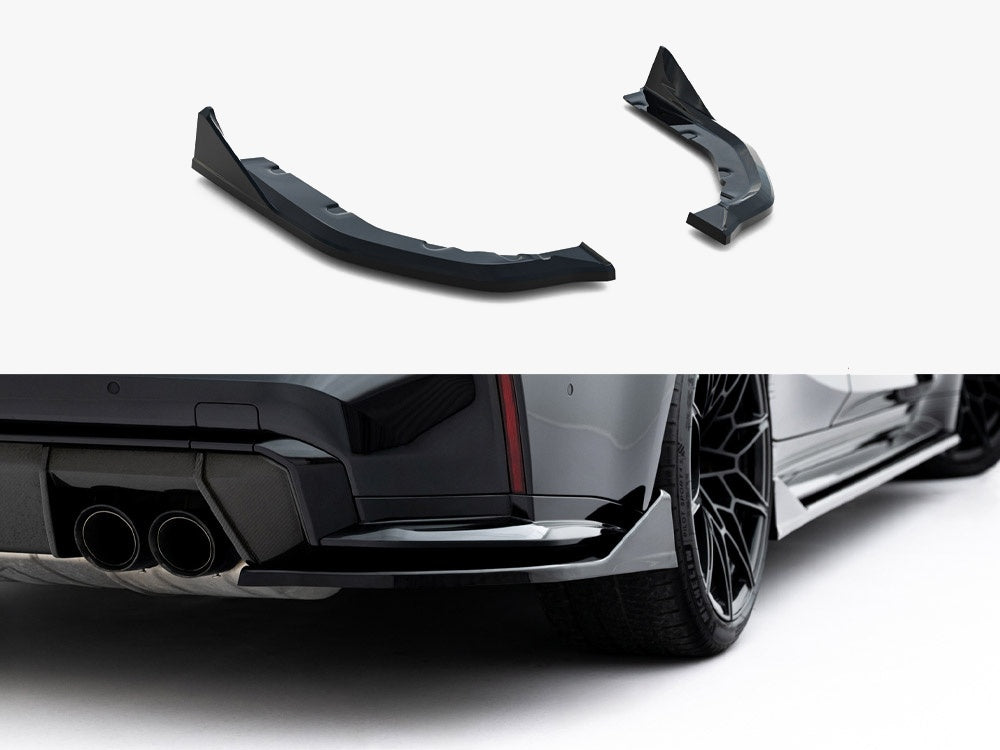 Rear Side Splitters V.5 compatible with BMW M3 Sedan / Touring G80 / G81