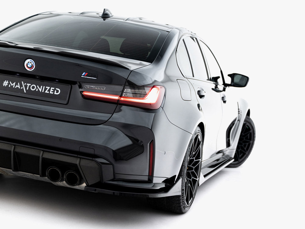 Rear Side Splitters V.5 compatible with BMW M3 Sedan / Touring G80 / G81