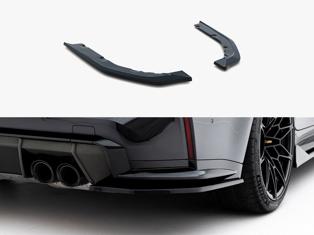 Rear Side Splitters V.3 compatible with BMW M3 Sedan / Touring G80 / G81